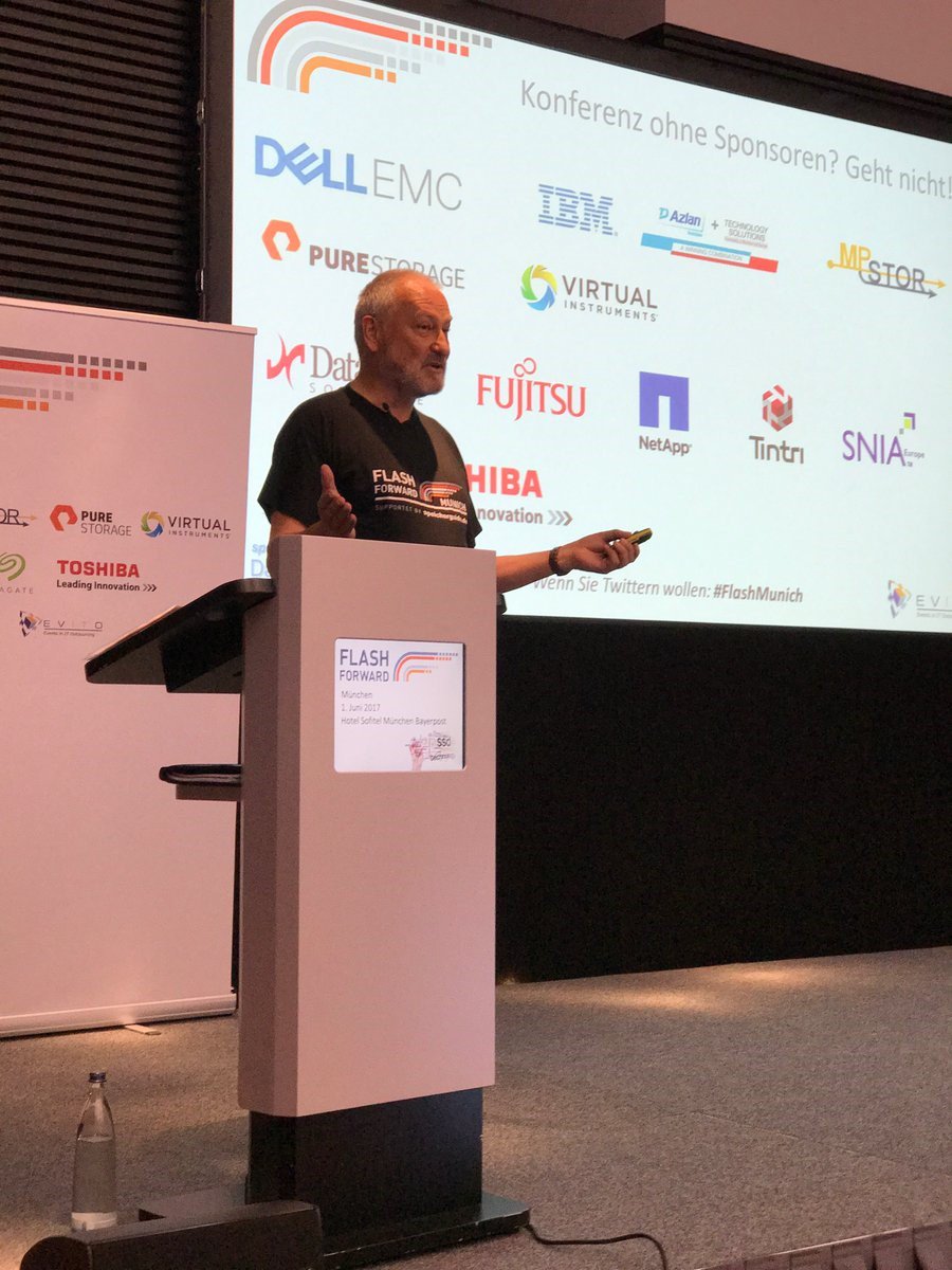 Fred_Monsone's tweet photo. The first #SSDFlashForward Munich has opened its doors! Check out the live streaming at https://t.co/byTk6NBEzr #FlashMunich @speicherguide https://t.co/Bad6zTB3eu