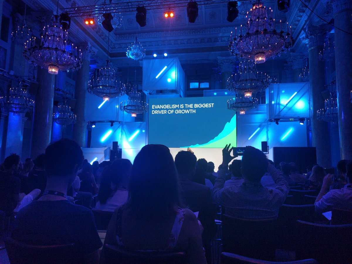 levvarga's tweet photo. @harshsinha really inspiring talk about the importance of evangelists for #startups  @Pioneers https://t.co/vXd0i0UIx7