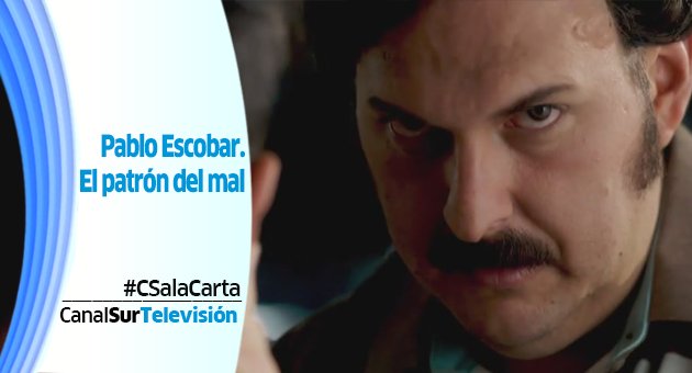 canalsur's tweet photo. ¡Cielos, qué mirada! ¿Te perdiste ayer la convulsa vida de #PabloEscobar en @PatronDelMal_CS? Ya en #CSalaCarta➡https://t.co/3XPo9ggVIc ⬅ https://t.co/ILwhUAVAan