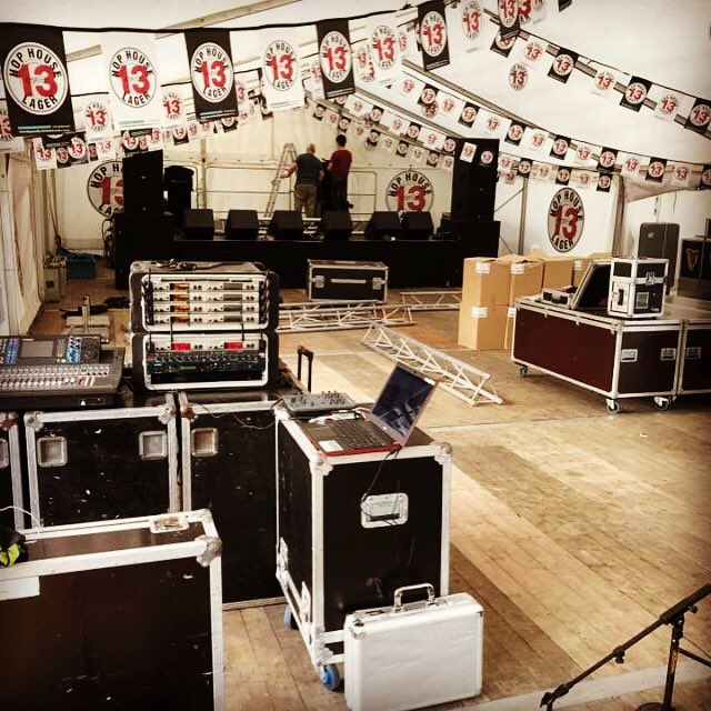 absolute_eagles's tweet photo. Rig being set up for Mondays show #absoluteeagles #salmonleap #leixlipfestival https://t.co/4z1N9PmW4u