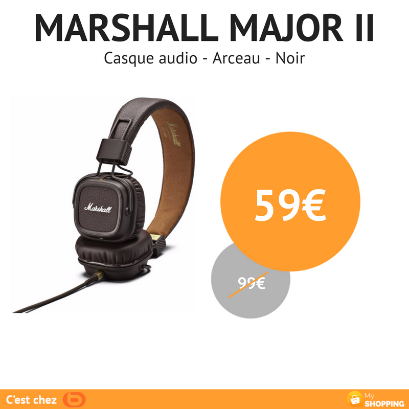 MyShopping7's tweet photo. ⚠️ #Promo Audio! @boulanger 
Le casque #Marshall à 59€ au lieu de 99€ 🎧
Ici: ➡️https://t.co/1eVQesB2YZ⬅️
#reduction #bonplan https://t.co/zjpppar6NN