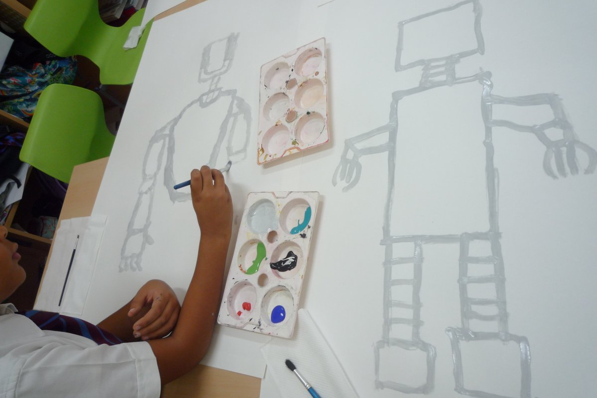 BCADyear4's tweet photo. More amazing #IronMan inspired art in #Y4Mara today @UCSArtTeacher @BCADprepart #TedHughes #KS2Art #BCADCreativity https://t.co/zAT24tAcGF