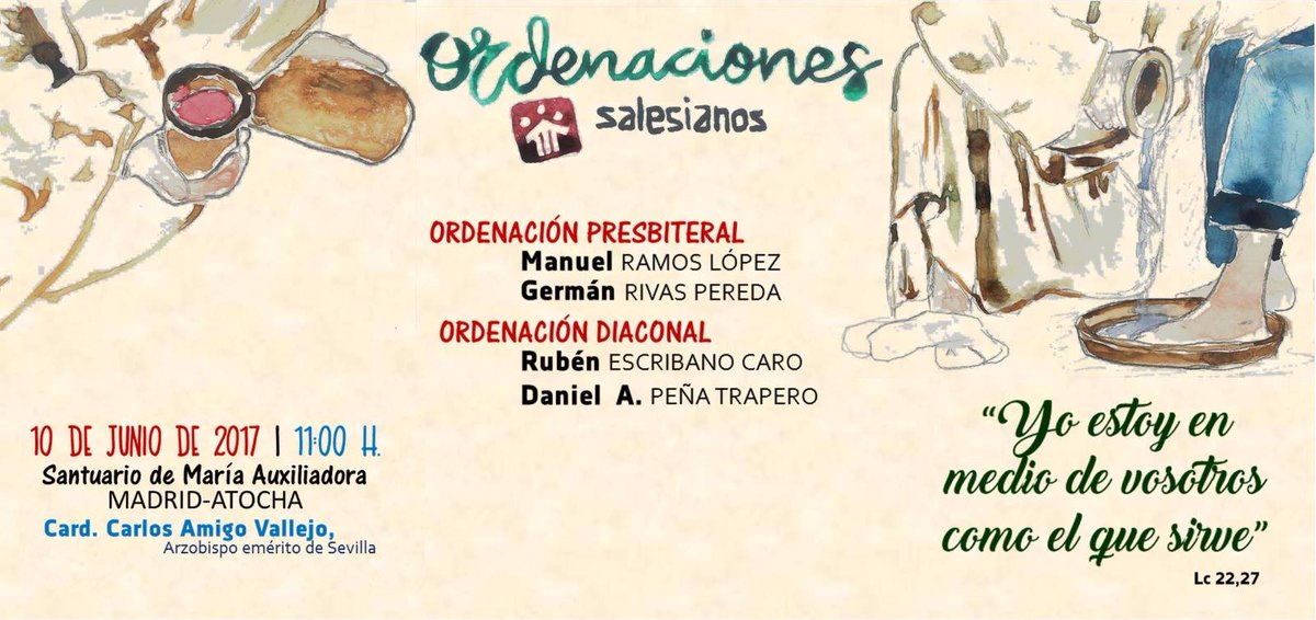 Cuenta atrás para celebrar el gran paso #vocacional que van a dar <a href="/Lolo_sdb/">Manuel Ramos</a> <a href="/GermanRivasP/">German Rivas</a> <a href="/rubescribano/">rubescribano</a> y <a href="/DaniPTsdb/">Dani Peña</a> #OrdenacionesSDB