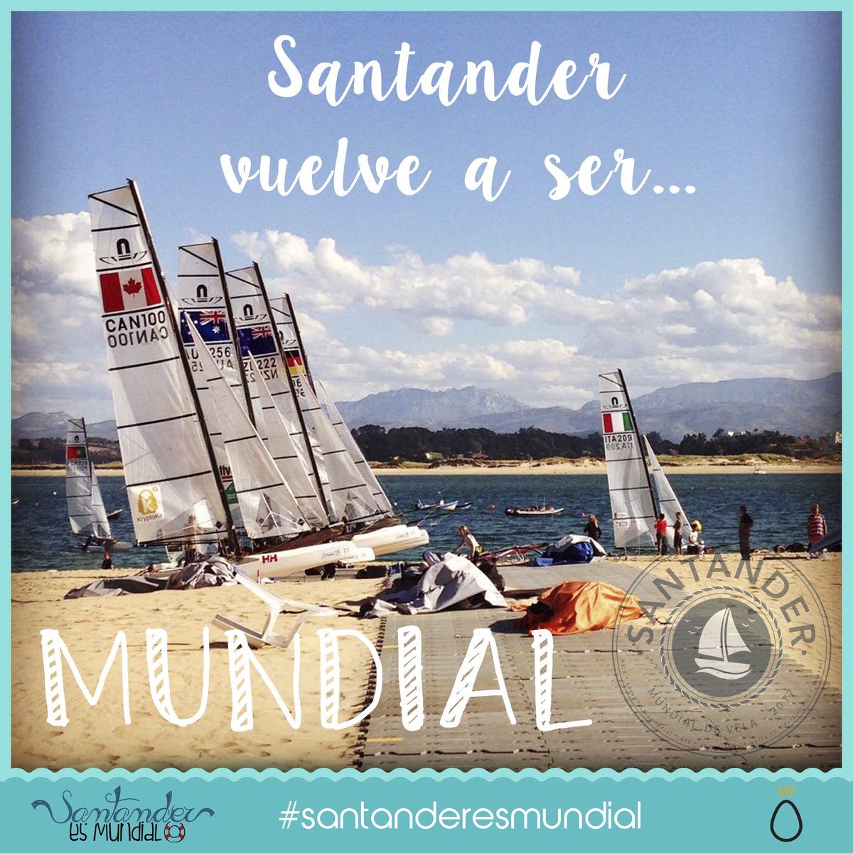 SantanderMundi's tweet photo. Santander vuelve a ser...Mundial #conganas #preparados #listos https://t.co/HfwGkcFHOP