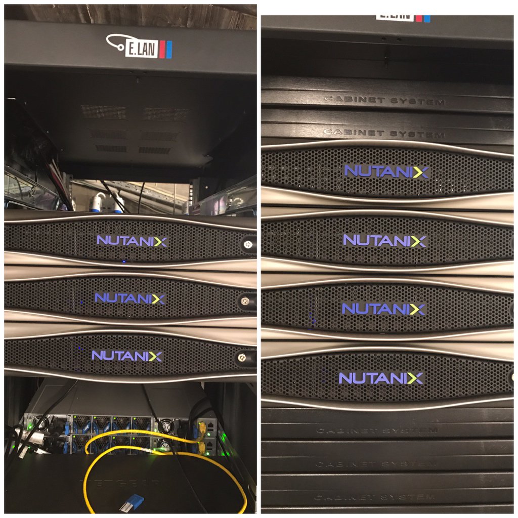 DKMakerXYZ's tweet photo. Expanding Datacenter - The RIGHT way #Nutanix #AHV #OneClickUpgrade - 1 hour job including cabling :-) https://t.co/blo5rFet3S