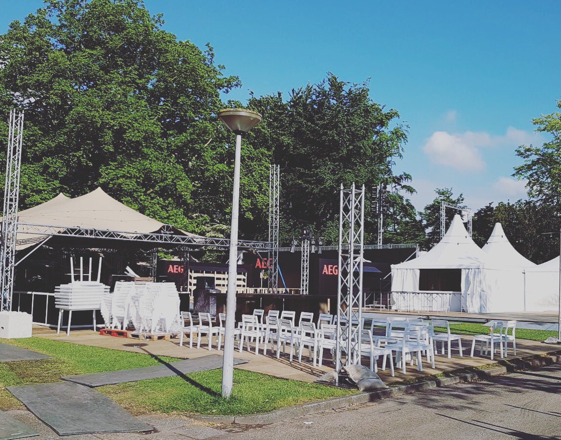 Nog 1 nachtje slapen tot Taste of Amsterdam! #opbouw #tasteofamsterdam #restaurantfestival