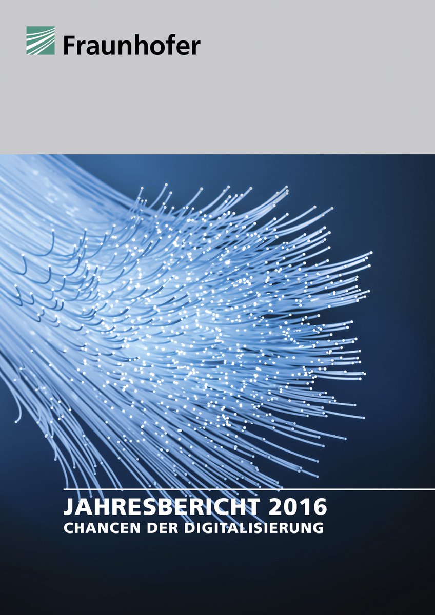 Fraunhofer's tweet photo. Tataaa! Unser Jahresbericht 2016 ist da! https://t.co/6i5sW3IUZB #real_digital https://t.co/0O2NVB9nk1