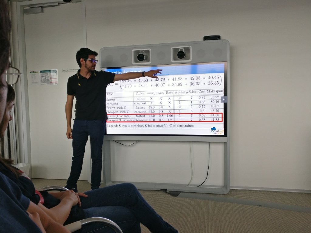 S_P_Lab's tweet photo. 14th @Docker CH meetup talk on @S_P_Lab work to predict scaling of containers in complex #microservice apps. Slides: https://t.co/xGGanDC1h3 https://t.co/e2qtxHML8k