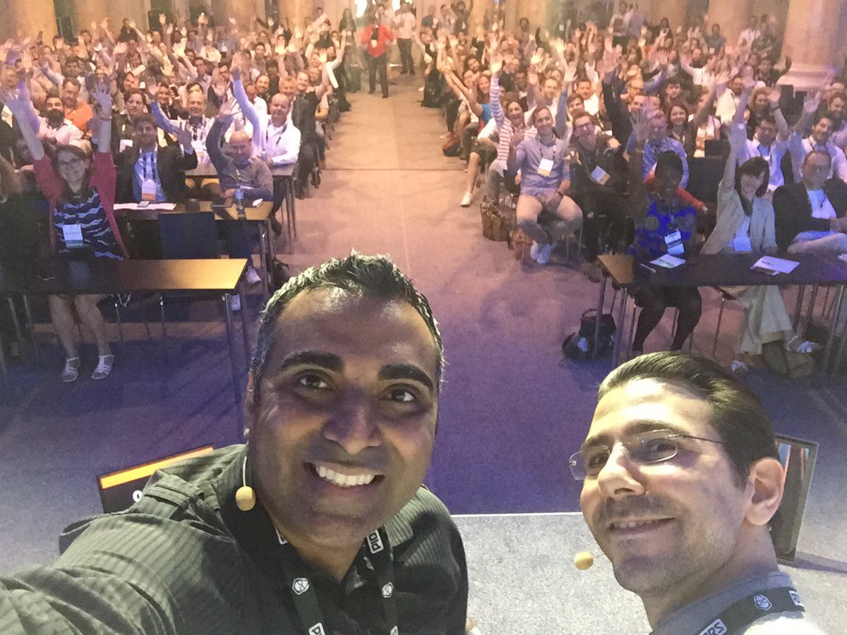 harshsinha's tweet photo. Honored to open the academy stage today @Pioneers #Pioneers17. Thanks for hosting Vienna and for the selfie! https://t.co/9Pw4WlrD2o