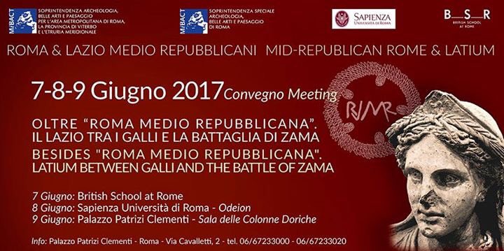 FedericaColaiac's tweet photo. #SegniArcheologia @MuseoSegni @SegniProject @the_bsr @MiBACT @SapienzaRoma 7-8-9 giugno il Lazio medio repubblicano https://t.co/wQrnzyxd9a