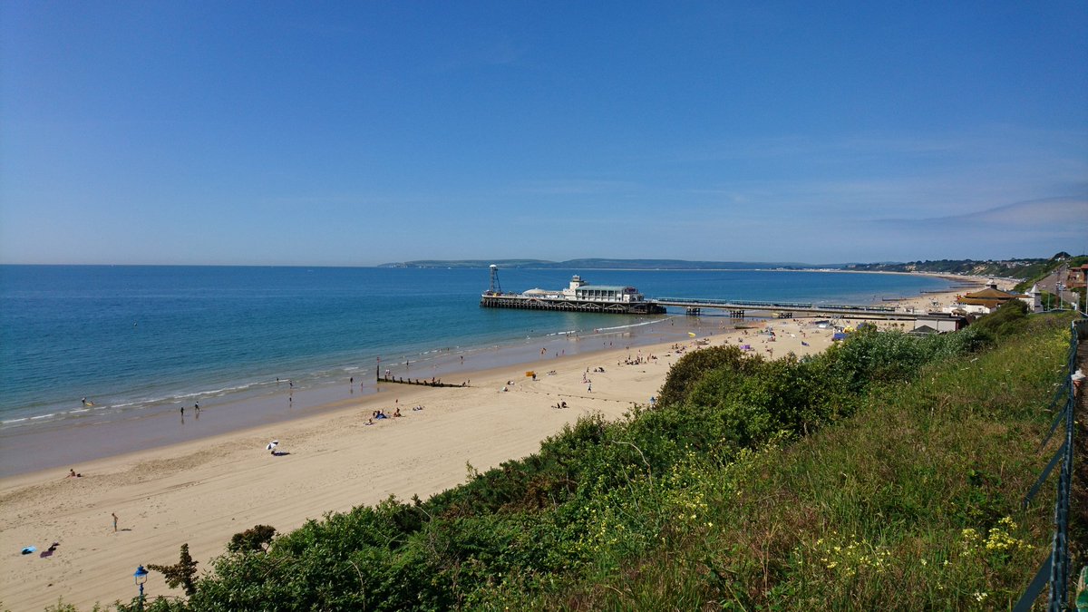 A glorious day in Bournemouth.