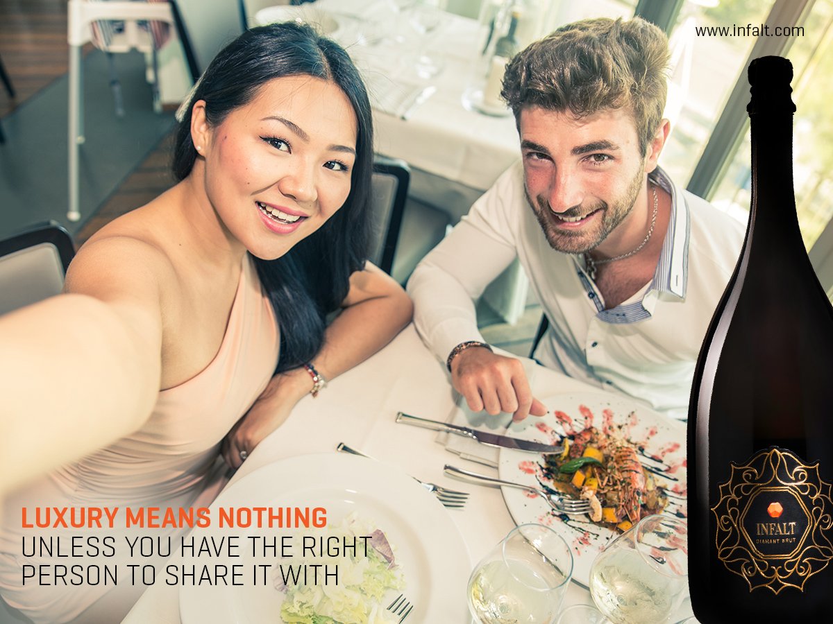 INFALT_'s tweet photo. #WineWednesday can become your favorite day, if you just spend it right 😊 #INFALT #DiamondBrut #luxury #love #exclusivelyonline https://t.co/smf27wUlRE