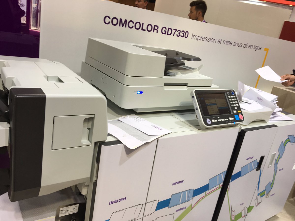 RugAsso's tweet image. Avec mise sous pli GD7330 @RISOFrance @RugAsso #GRAPHI2017