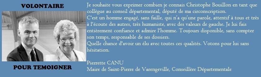 Chris_Bouillon's tweet photo. @pierrettecanu Maire de St Pierre de Varengeville / Conseillère Départementale soutient Christophe BOUILLON #Circo7605 #AvecChristophe https://t.co/zao6l6CpLp