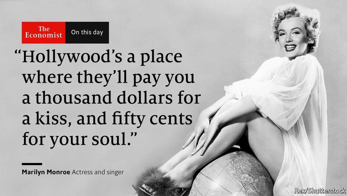 EconCulture's tweet photo. Marilyn Monroe was born #OnThisDay 1926. Fragments of her writing lend a charming glimpse into her psyche https://t.co/HOrvqotat7 https://t.co/kh74he8z2p