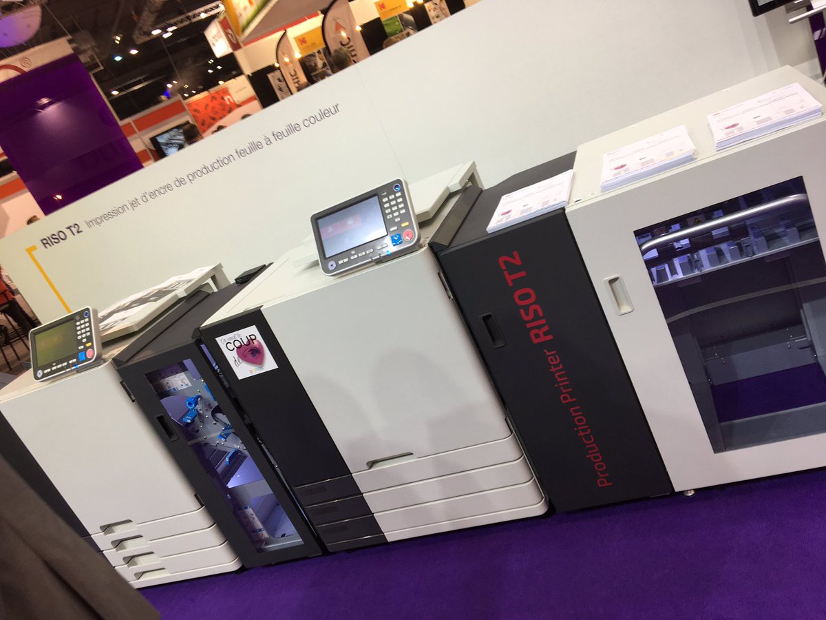 RugAsso's tweet image. Technologie jet d&apos;encre T2 c&apos;est @RISOFrance @RugAsso #GRAPHI2017