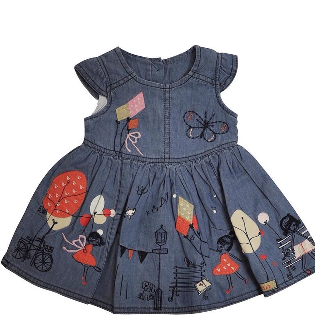 BabybyStorks's tweet photo. Endlich Sommer☀️Kleid in Denim-Look🎁#babybystorks #babygirl #babykleid #sommerkleid #babygeschenk https://t.co/TORVLs6B91 https://t.co/zXLF1OGBAr