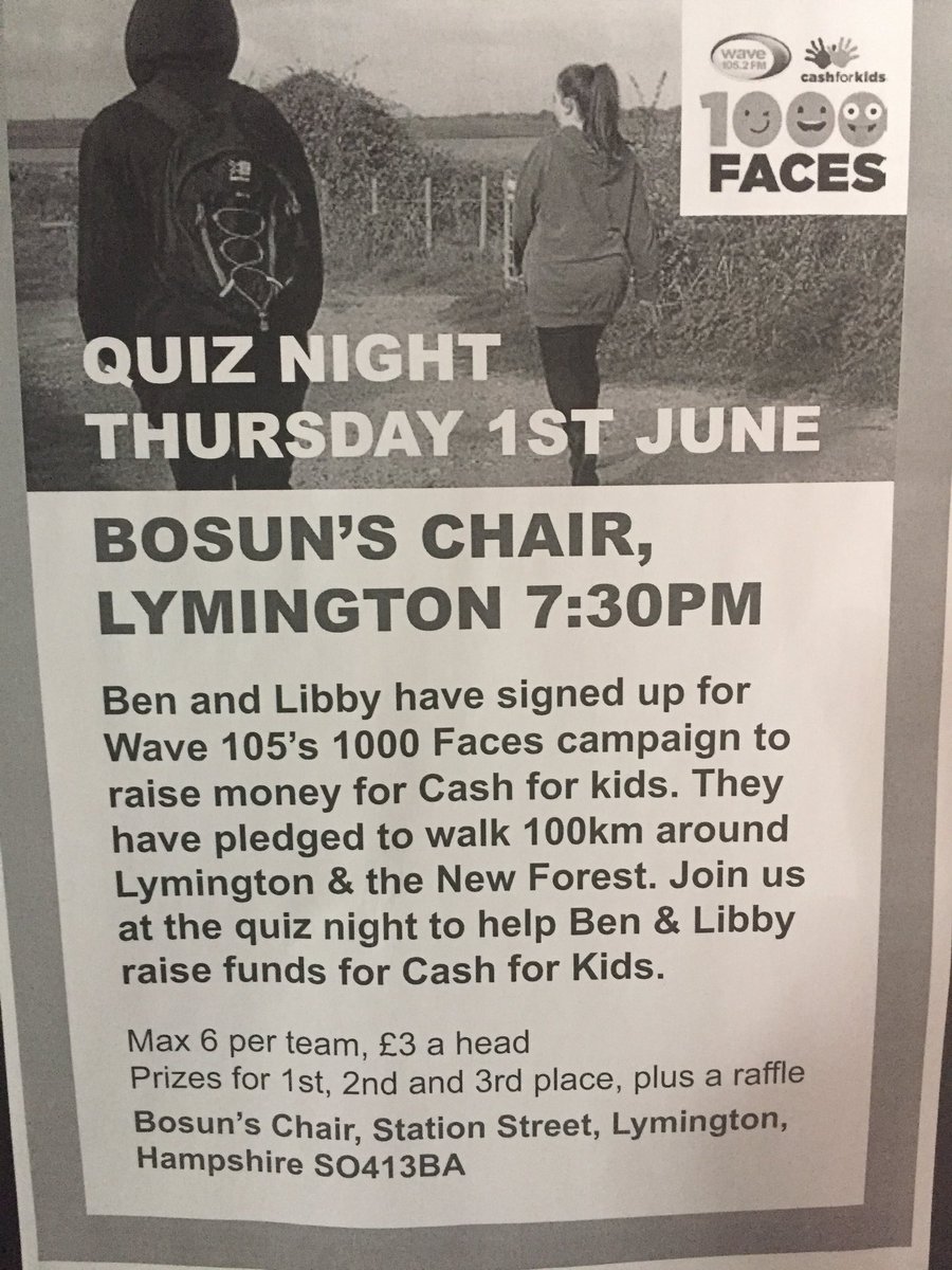 BosunsChair's tweet photo. Monthly Charity Quiz tonight from 7.30pm @Quizbritain https://t.co/PgGygJnjld