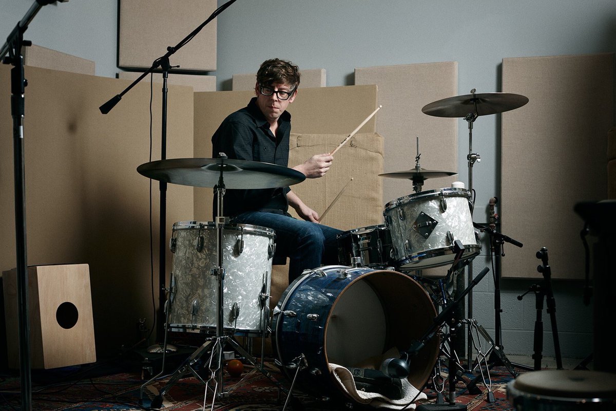 From the truly wonderful book #TheDrumThing 
@D_O_Callaghan photos & interviews drummers in their homes/studios #PatrickCarey #TheBlackKeys