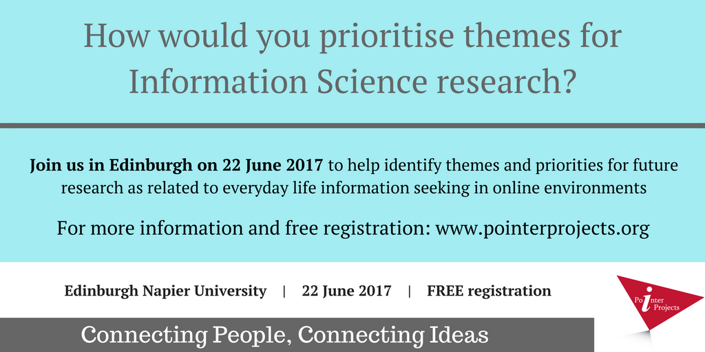cleverfrances's tweet photo. 5 FREE tickets remain for this opportunity to develop research ideas for @LISResearch &amp; @LIS_Bailer folks. Please RT
https://t.co/E74xWSt4fJ https://t.co/dYsL8h4Glj