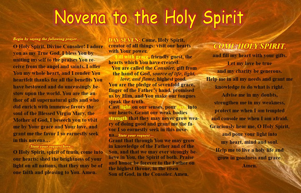 Bertthe3rd's tweet photo. Praying Toward Pentecost...Day 7 https://t.co/0MZ45qEs7h