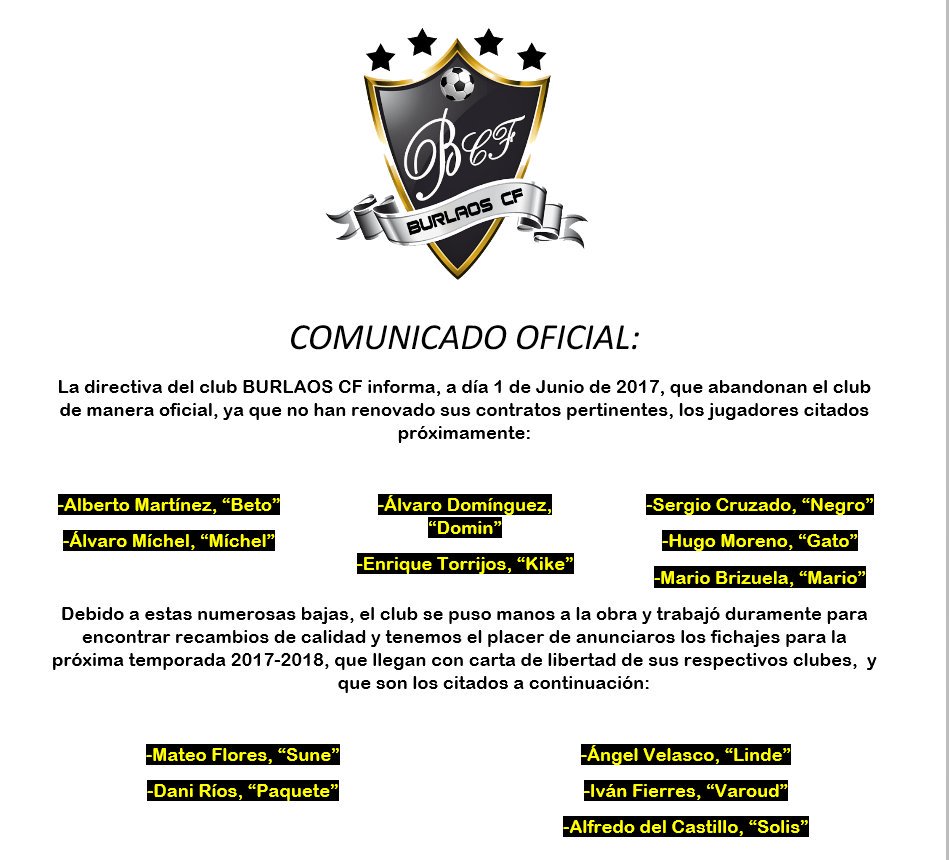 Burlaos CF tweet media
