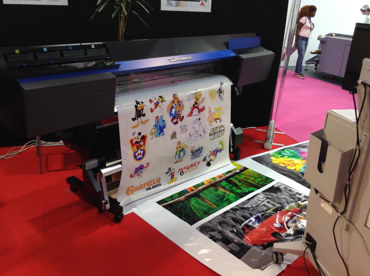 3rd Day <a href="/SalonGraphitec/">Salon GRAPHITEC</a> stand D8, démonstration <a href="/RolandDGFrance/">Roland DG France</a> #TrueVis VG, <a href="/XeroxProduction/">Xerox Production</a> #Versant3100 et <a href="/EPSON_fr/">EPSON France</a> #SureColor SC-P7000🧐