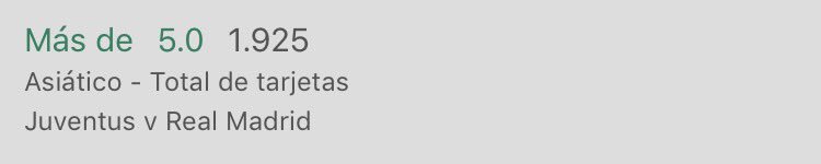 funcrazypicks's tweet photo. 🚨 Pick 132
🇪🇺 Champions League
⚽️ Juventus - Real Madrid
📝 Over 5.0 tarjetas
💰 @ 1.925
🍌 Stake 2 https://t.co/gZNieoeu7n