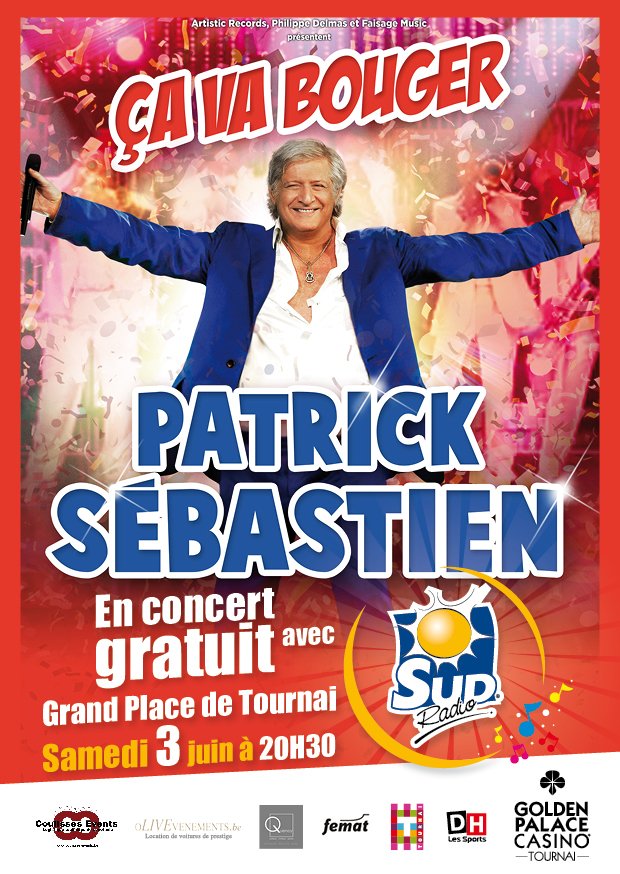 Sud_Radio's tweet photo. Tournai en fête, c'est parti ! On vous attend nombreux jusque lundi, et notamment samedi soir pour le concert gratuit de @PatSebastien  !! https://t.co/iawmdBGV4B