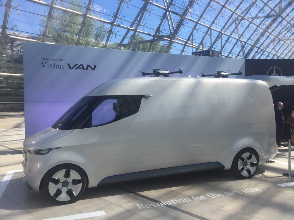 Framtidens paketleveranser: skåpbil med drönare på taket? @K2centrum