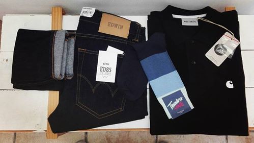Cobalto_Store's tweet photo. #edwin #ed85 #edwinjeans #carharttwip #carhartt #piquepolo #thunderslove #socks #cobaltostore #madrid #classy https://t.co/ux6rg5DlZ4
