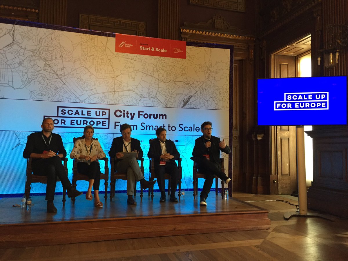 studios's tweet photo. The ScaleUp Movement in Europe At #scaleupforeurope @ruicoutinho @RubensWindow Isabel from @LisbonChallenge @mikeceoworld @Carlos_Oliveira https://t.co/IblOXxpY7L