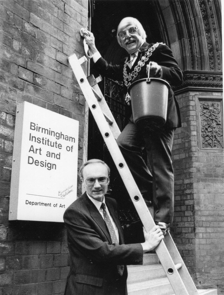 #TBT Former Lord Major and former University Vice-Chancellor, Dr Peter Knight at BIAD on Margaret Street