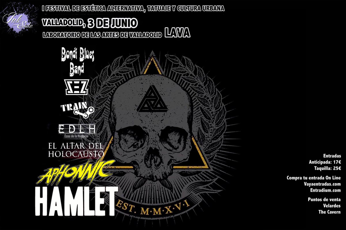 ElAltarDelHoloc's tweet photo. ✝️ NEXT SHOW✝️Volvemos a Valladolid después de 3 años.
💀Será este sábado dentro del @inkside_va junto a un montón de bandas y actividades.. https://t.co/QcUtiiiIjd