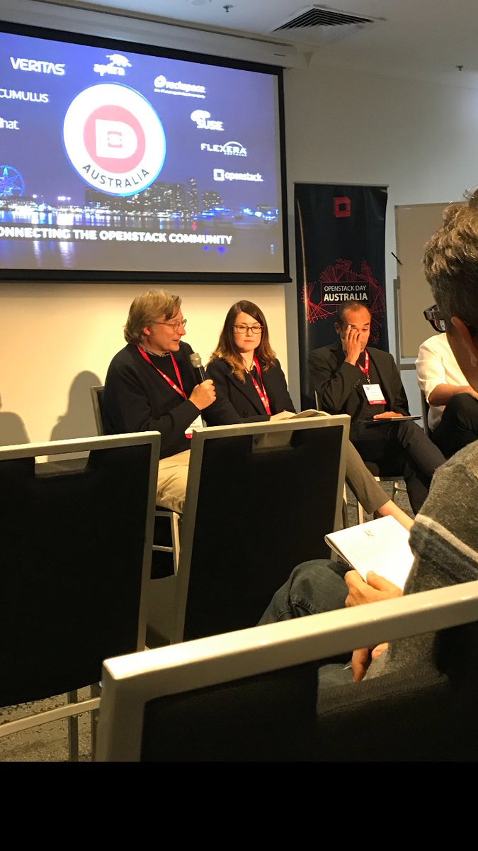 SarahNisbet's tweet image. Great 2 give a hass perspective at #OpenStackAU innovation panel with @PaulDCoddington @DrStevenManos Steve Quenette