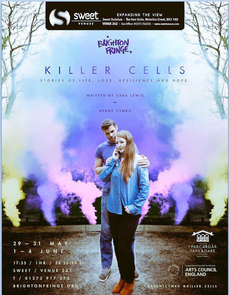 tommys's tweet photo. Don't miss this powerful piece @killer_cells at Brighton Fringe this week #misCOURAGE https://t.co/mkvhDoLj0Q