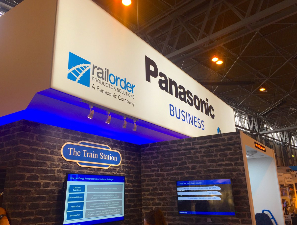 zeedesignltd's tweet photo. #throwbackthursday On behalf of our client @ShapesDesignLtd we built and installed this stand for @Panasonic Business at #Railtec2017 https://t.co/tfE0pcOdbE