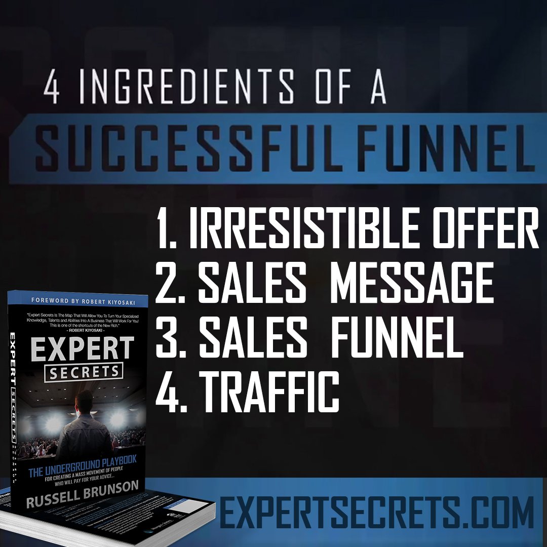 clickfunnelsguy's tweet photo. The recipe for a successful funnel.
#ClickFunnelsGuys #ExpertSecrets https://t.co/OqPhUztp7C