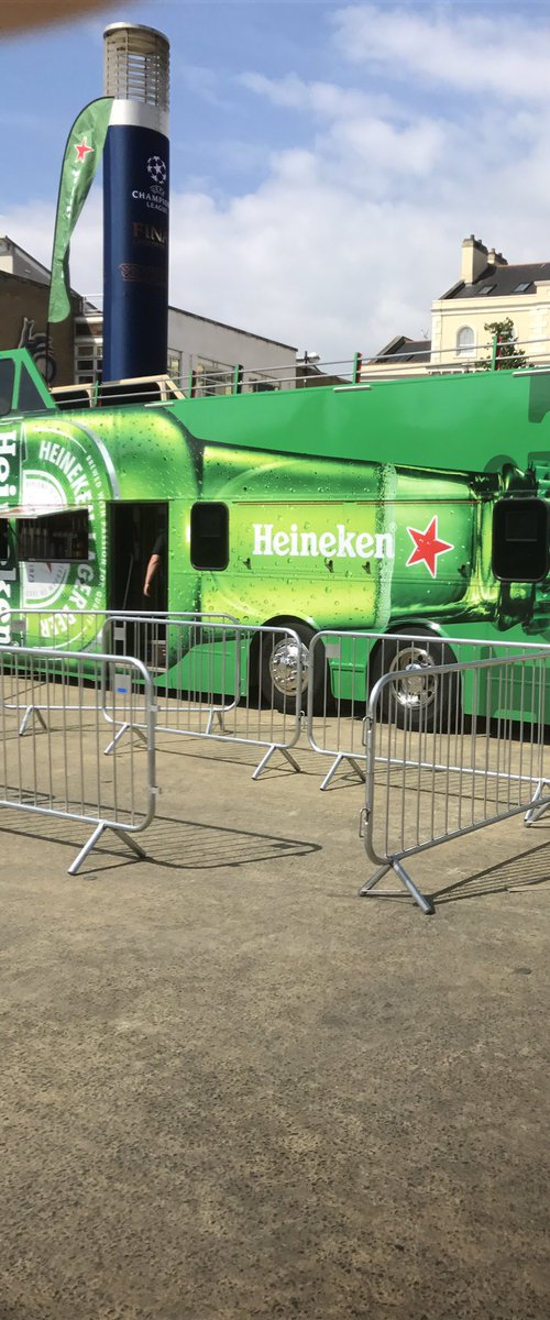 VintageBusBar's tweet photo. #vintagebusbar at the #UCLfinal Cardiff Bay. https://t.co/WJO4SMVBhz