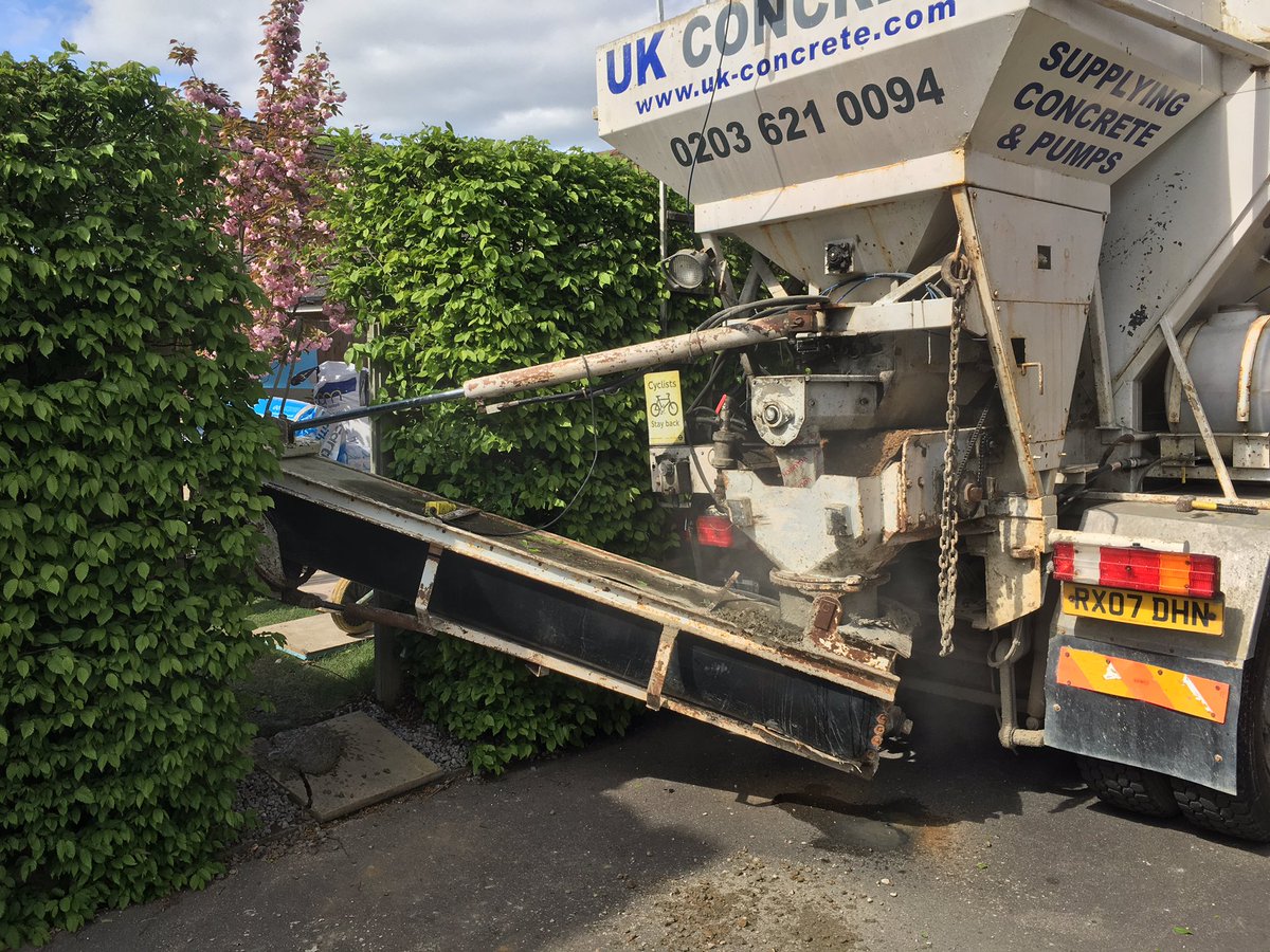 Difficult access experts! There is nothing we can't do.#ukconcrete #concrete