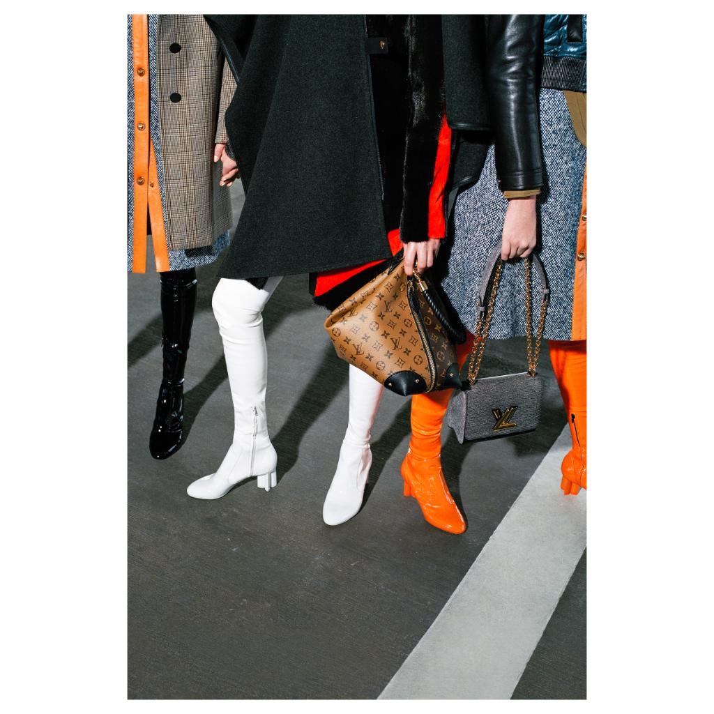 Louis Vuitton on X: Patent leather over-the-knee boots pull