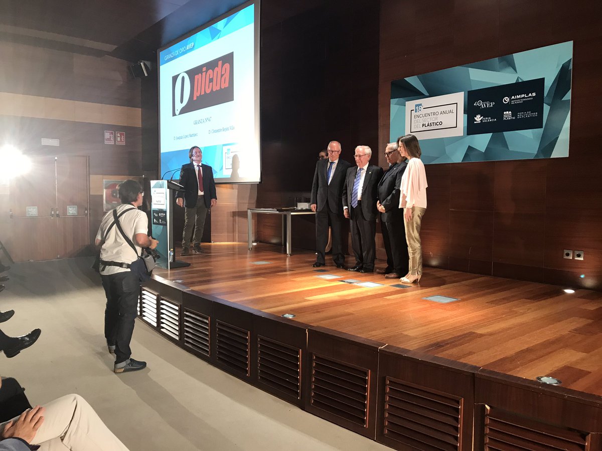 aimplas's tweet photo. Granza de Oro de @AvepAsociacion para #picda https://t.co/iWRpKrGe0Y