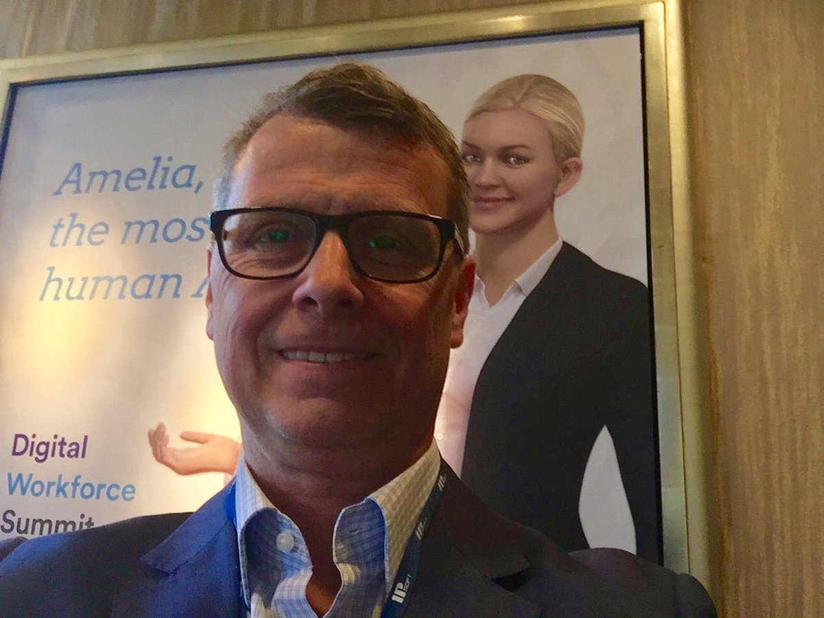 Chrisrlord's tweet photo. #CX transformation. Hard to see the difference between #botsandbrains with #amelia @IPsoft #digibots are real https://t.co/GZEgY5zqIO
