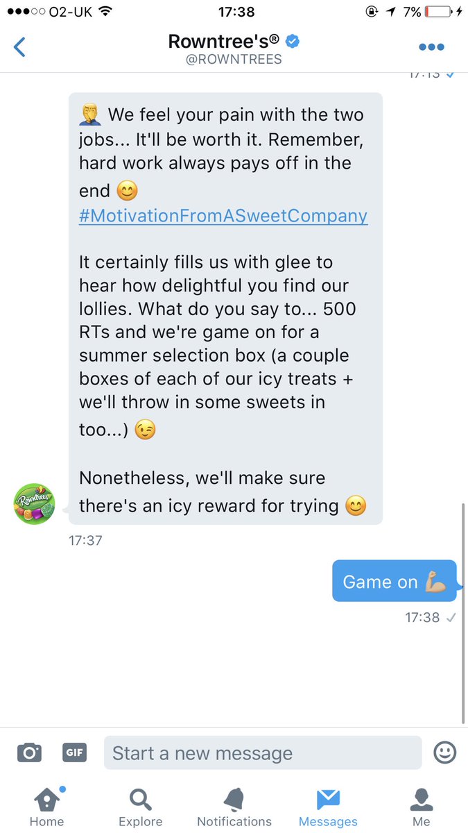 _aidanflynn's tweet photo. guys please retweet, I need 500 to get a summer selection of @ROWNTREES ice lollies and sweets, help a guy out https://t.co/Lekk7LkgcG