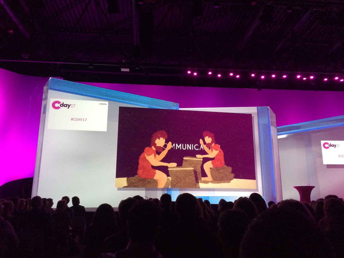 (ir)rationeel denken, transities en storytelling zijn maar een paar vd onderwerpen die voorbij kwamen op #cday17. Veel inspiratie opgedaan!