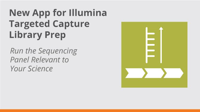 The new Illumina Targeted Capture Library Prep app captures the data for your panel of choice.
pardot.coreinformatics.com/l/138451/2017-…