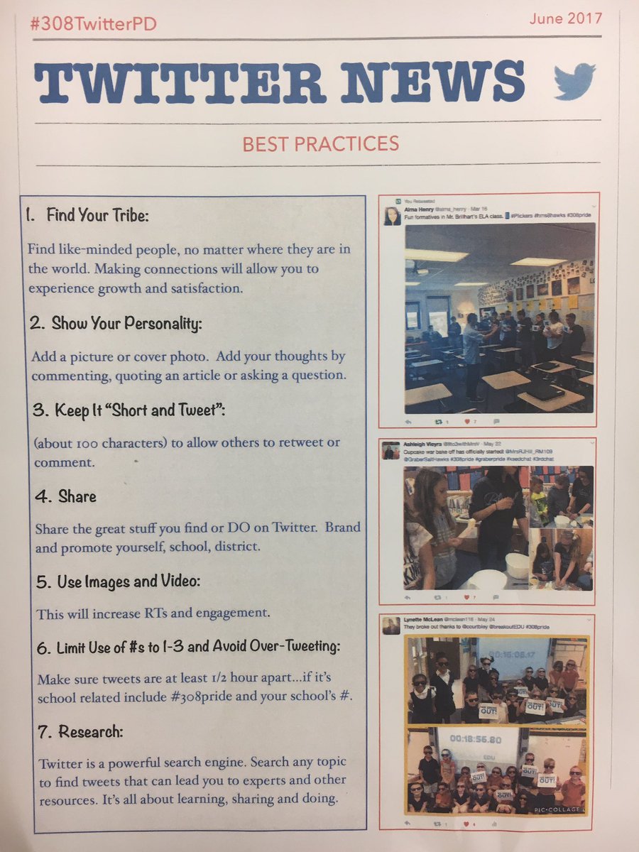 mclean116's tweet photo. Best practices #308TwitterPD https://t.co/PTQqyEIso0