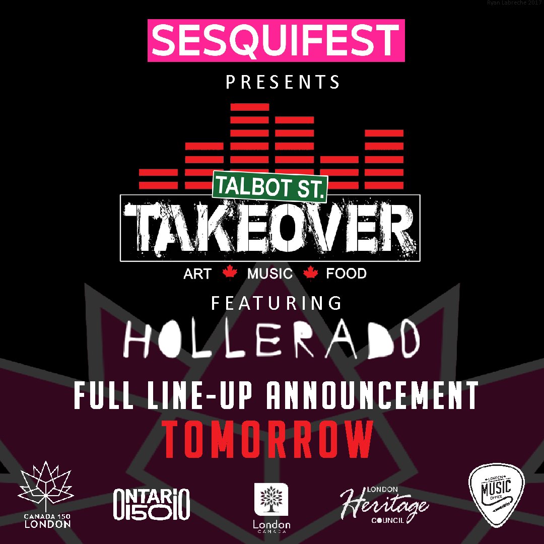 PRE-ANNOUNCEMENT @Canada150London @canada150_music <a href="/tourism_london/">Tourism London 🇨🇦</a> <a href="/sesqui2017/">SESQUI</a> <a href="/chrwradio/">Follow us @radiowestern</a> <a href="/1069TheX/">106.9 The X - Fanshawe College</a>   #LDNEnt #LDNOnt