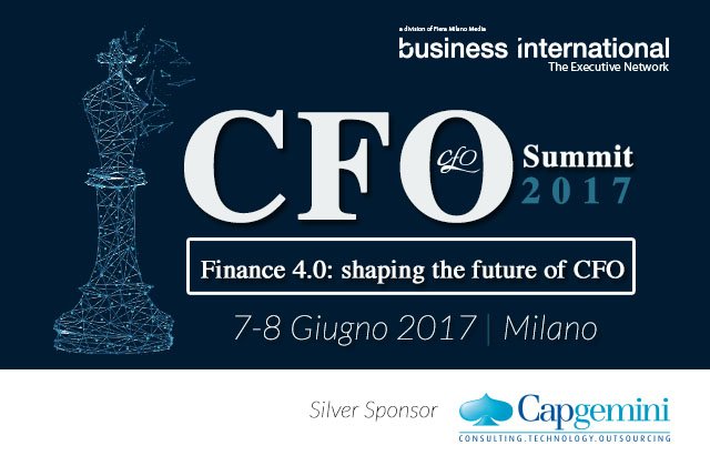 Quali sono le sfide per i #CFO alla luce della rivoluzione 4.0? Ne parliamo il 7 giugno al #CFOSummit di <a href="/BIweb/">Business Int</a>: ow.ly/2QVb30ce5rD