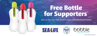 we've teamed up with <a href="/SeaLifeTrust/">SEA LIFE Trust</a> for #bobblebeachclean - be involved to clean our beaches of plastic &amp; volunteers get a free bobble!